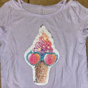 Children’s Place Girls Short Sleeve Ice Cream